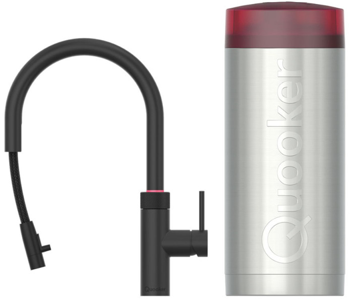 Quooker COMBI + Quooker Flex Round Black Main Image