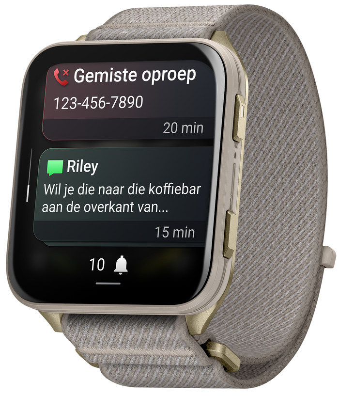 Garmin Venu X1 Goud detail