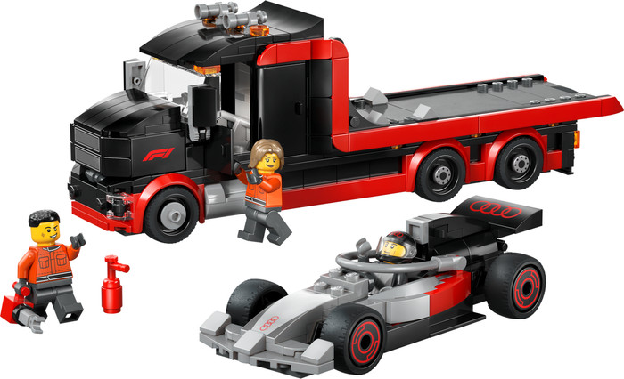 LEGO City F1 Displaytruck met Audi F1 racewagen 60493 Main Image