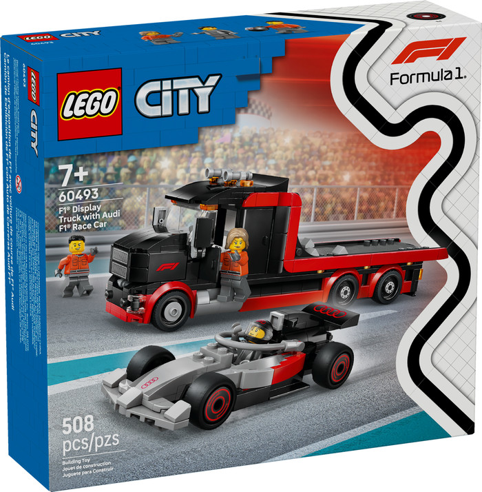 LEGO City F1 Displaytruck met Audi F1 racewagen 60493 verpakking