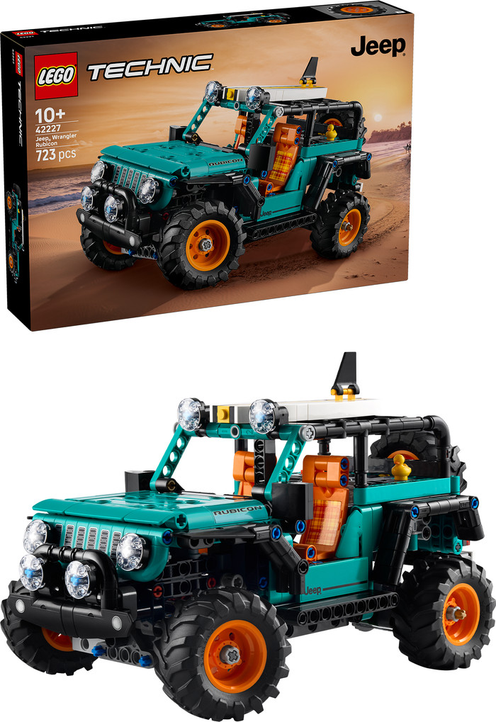 LEGO Technic Jeep Wrangler Rubicon SUV 42227 right side