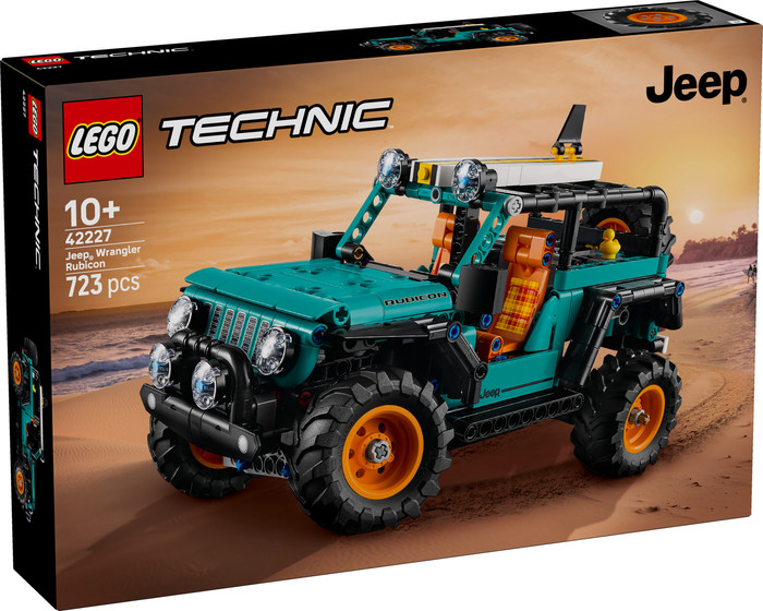 LEGO Technic Jeep Wrangler Rubicon SUV 42227 packaging