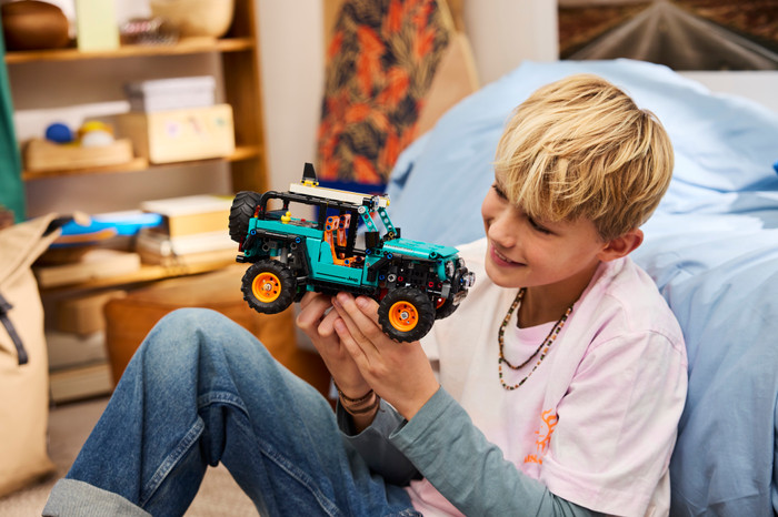 LEGO Technic Jeep Wrangler Rubicon SUV 42227 product in use