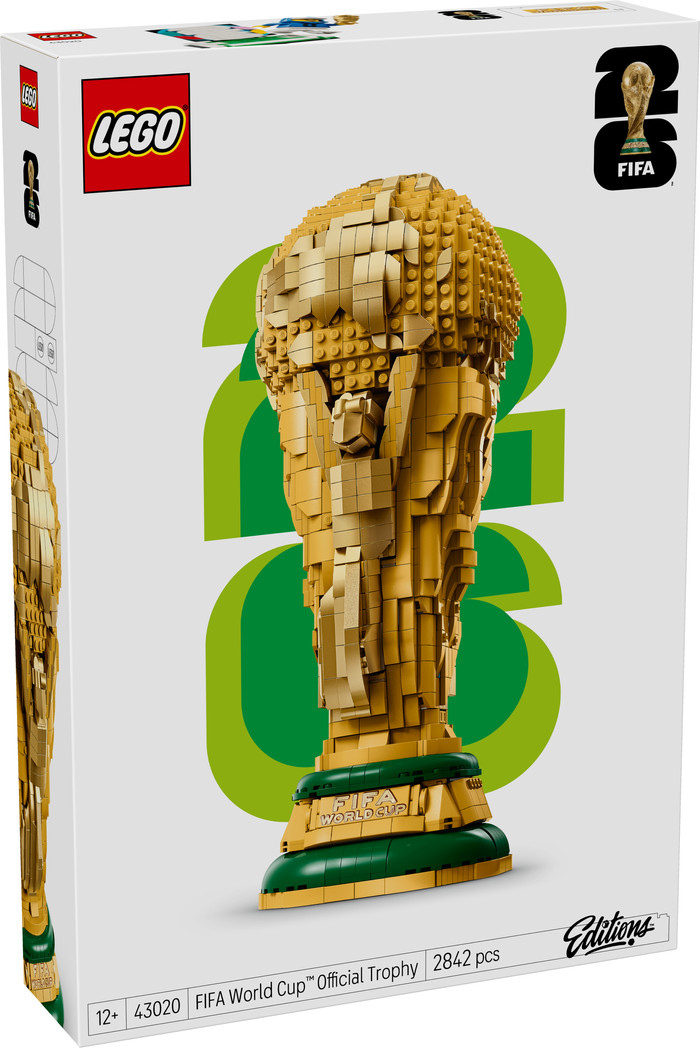 LEGO Editions - Trophée officiel de la Coupe du monde de la FIFA 43020 emballage