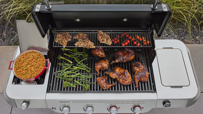 Weber Genesis EP-435W binnenkant