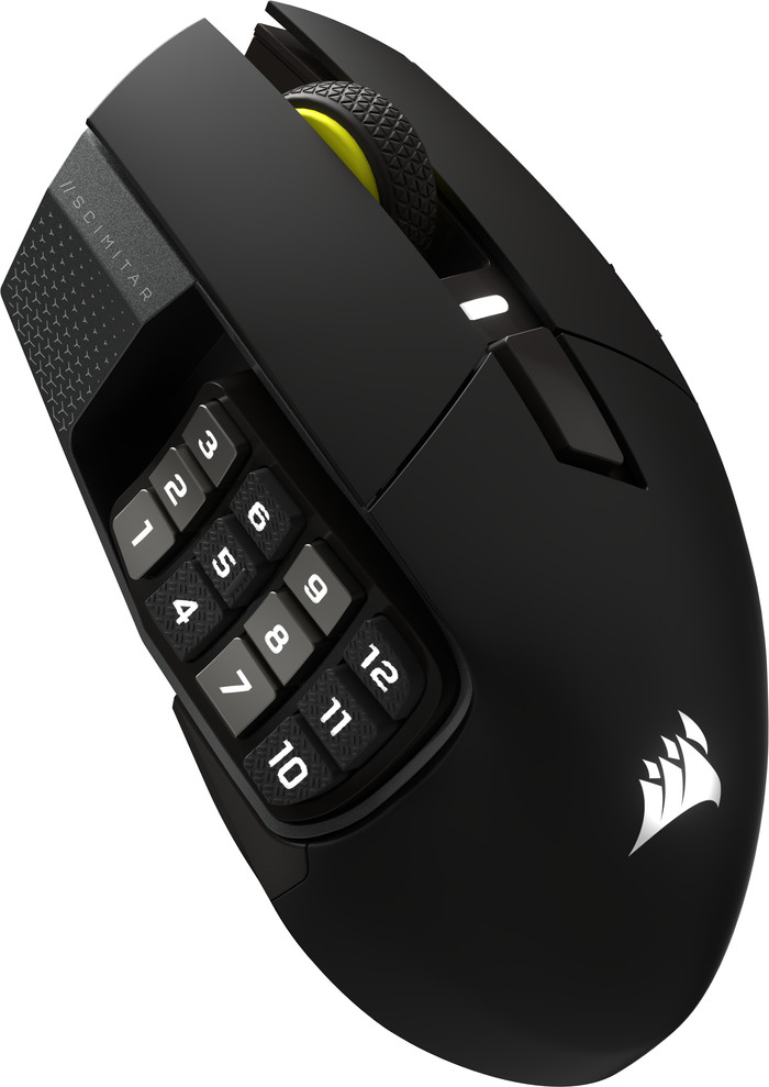 Corsair Scimitar Elite Wireless SE Gaming Muis linkerkant