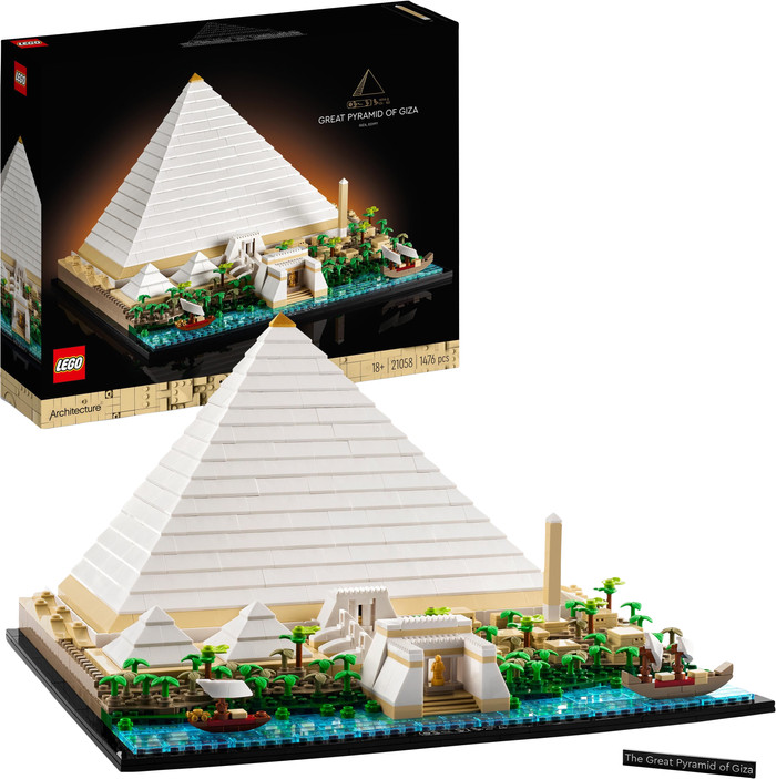LEGO Architecture - La Grande Pyramide de Gizeh 21058 côté droit