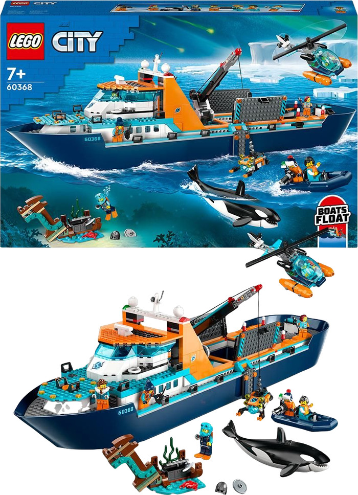 LEGO City Arctic Explorer Ship 60368 right side