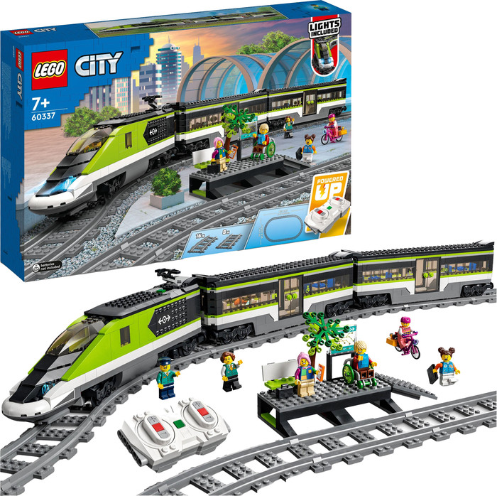 LEGO City - Le Train de Voyageurs Express 60337 côté droit