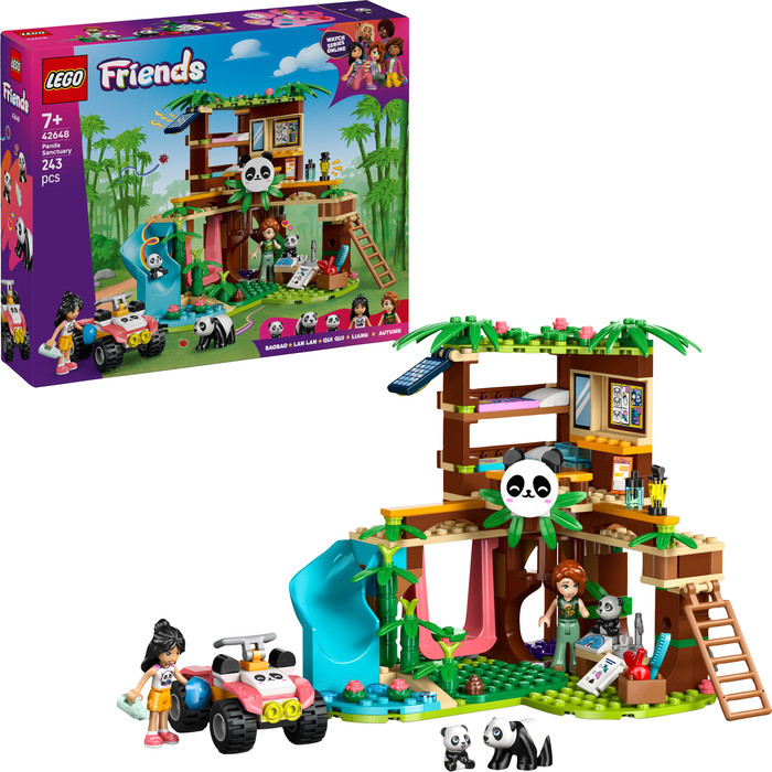 LEGO Friends - Le Sanctuaire des Pandas 42648 côté droit