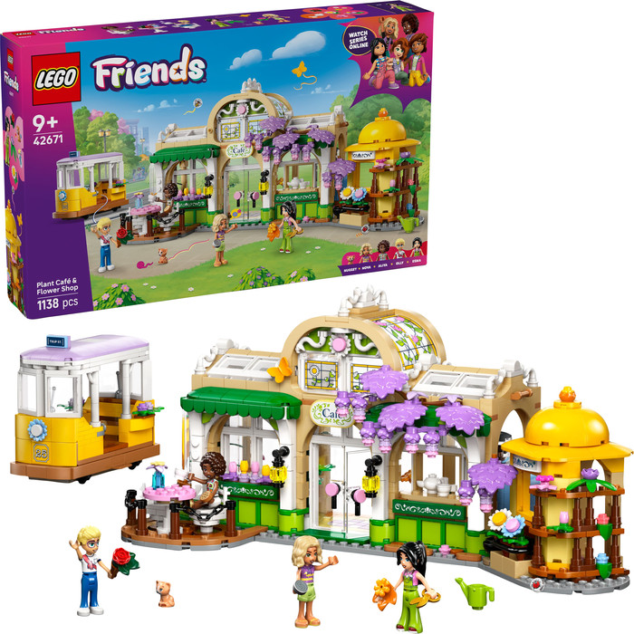 LEGO Friends Plant Café and Flower Shop 42671 right side