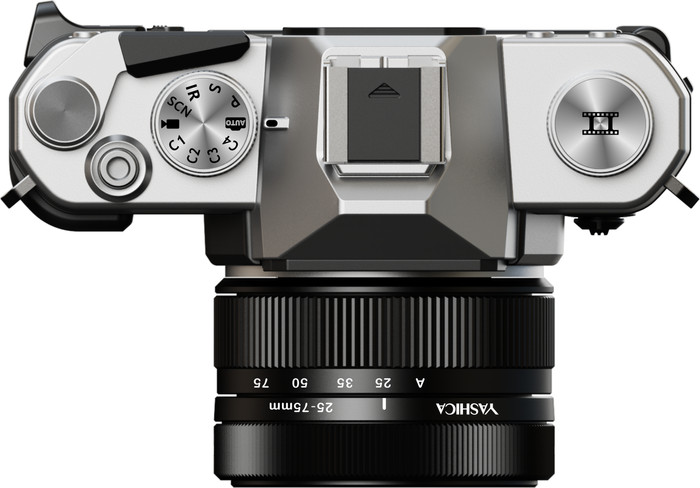 Yashica FX-D 100 Digital Film Simulation Camera bovenkant