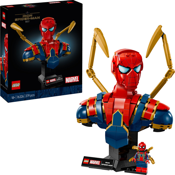 LEGO Marvel - Buste d¿Iron Spider-Man 76326 côté droit