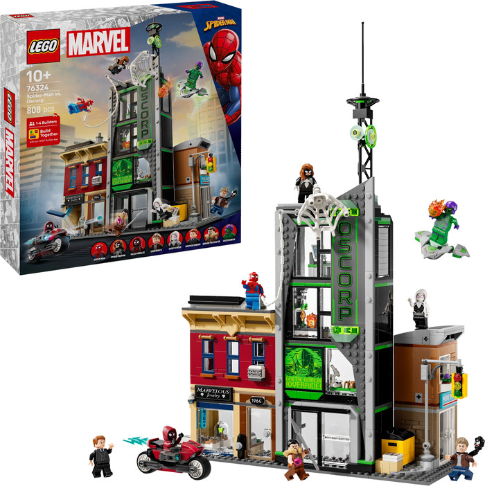 LEGO Marvel - Spider-Man contre Oscorp 76324 côté droit