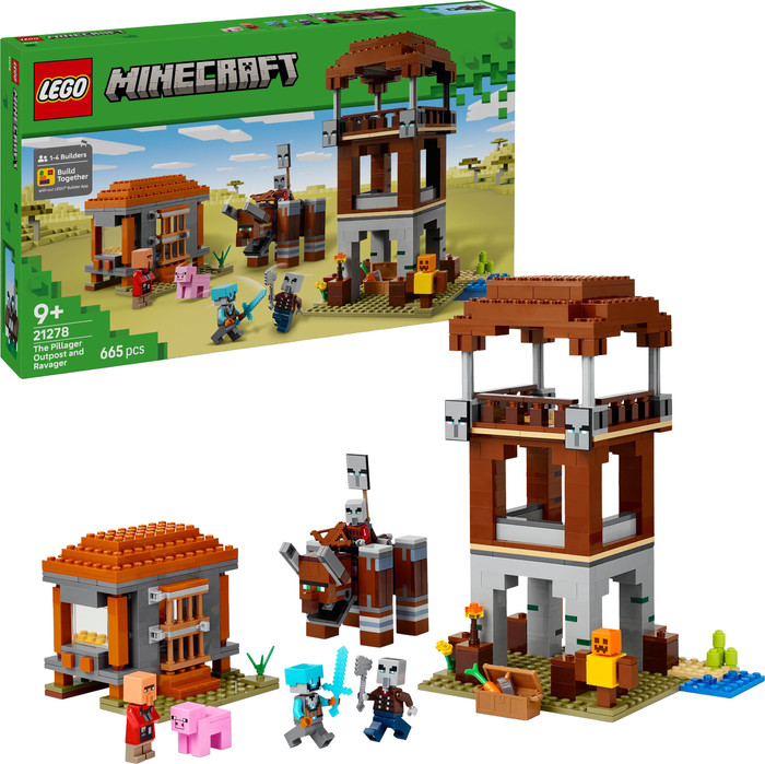 LEGO Minecraft - L¿avant-poste de Pillards et le Ravageur 21278 côté droit