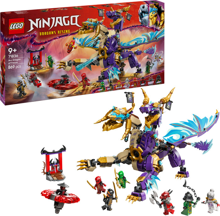 LEGO NINJAGO - Arc : le Dragon de la Concentration 71836 côté droit