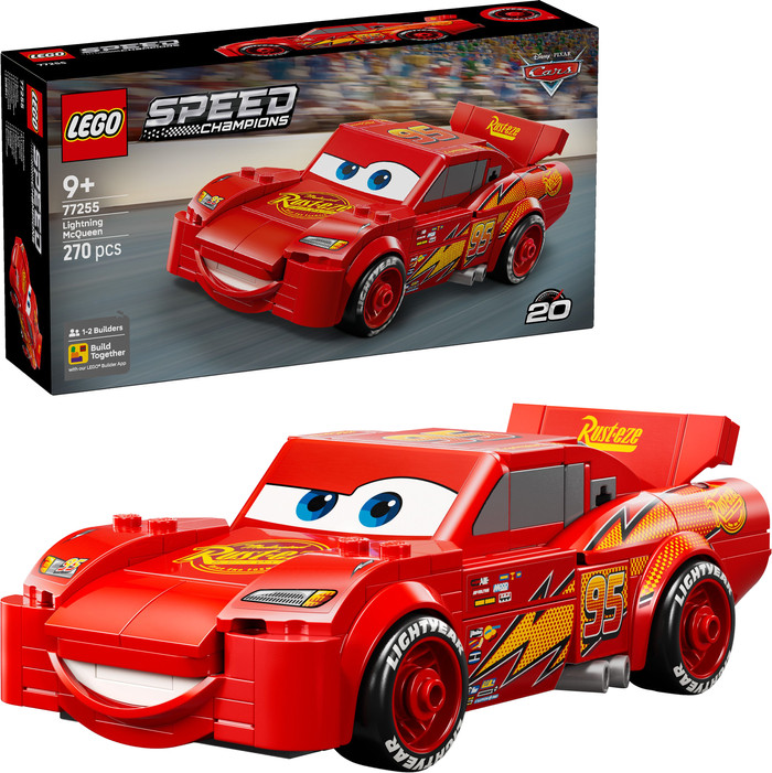 LEGO Speed Champions Lightning McQueen 77255 rechterkant