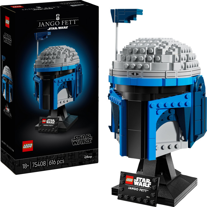 LEGO Star Wars Jango Fett Helmet 75408 right side