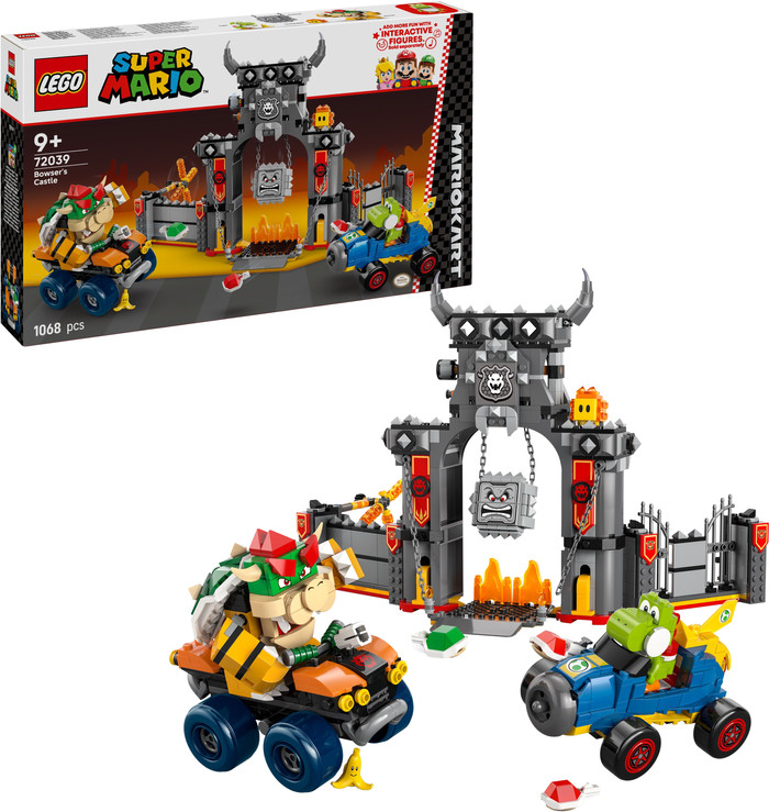 LEGO Super Mario Kart - Château de Bowser 72039 côté droit