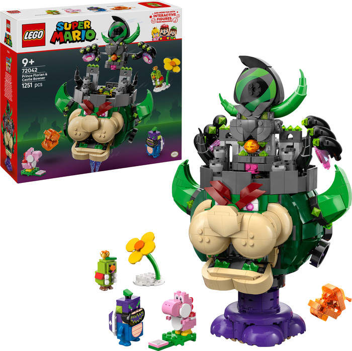 LEGO Super Mario Prince Florian and Castle Bowser 72042 right side