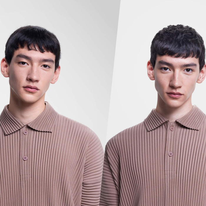 Dyson Supersonic Nural Curly + Coily Red Velvet product in gebruik