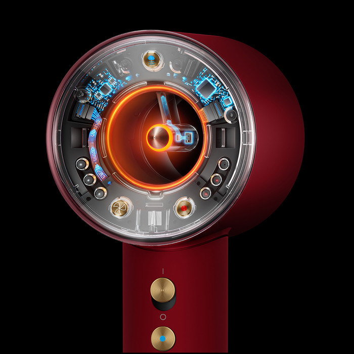 Dyson Supersonic Nural Curly + Coily Red Velvet visual leverancier