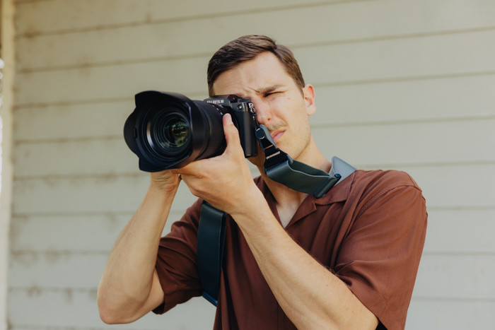 Peak Design Slide Ocean (Bleu) produit à l'usage