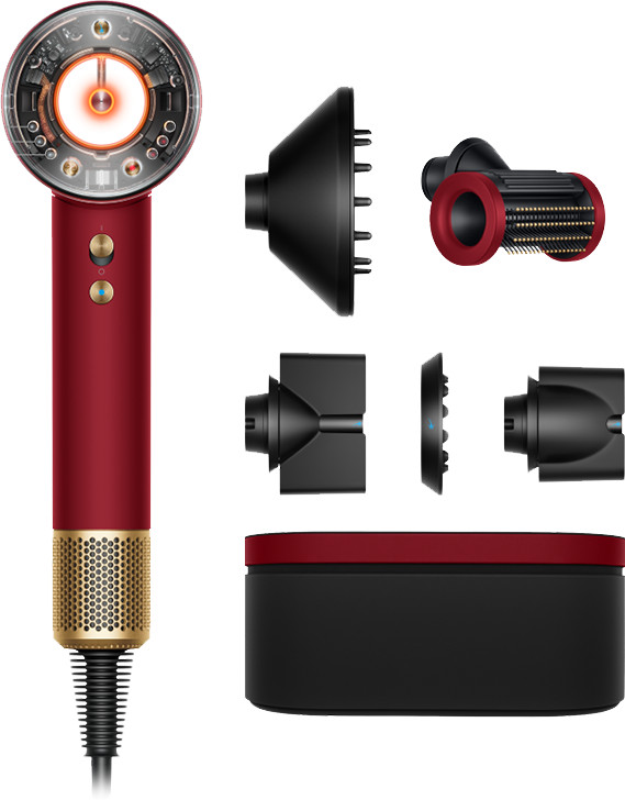 Dyson Supersonic Nural Curly + Coily Red Velvet Main Image