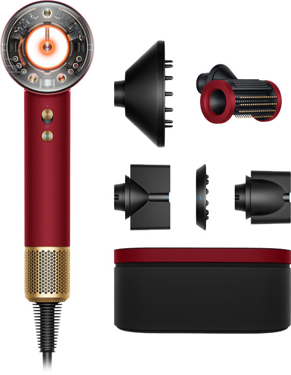 Dyson Supersonic Nural Straight + Wavy Red Velvet Main Image