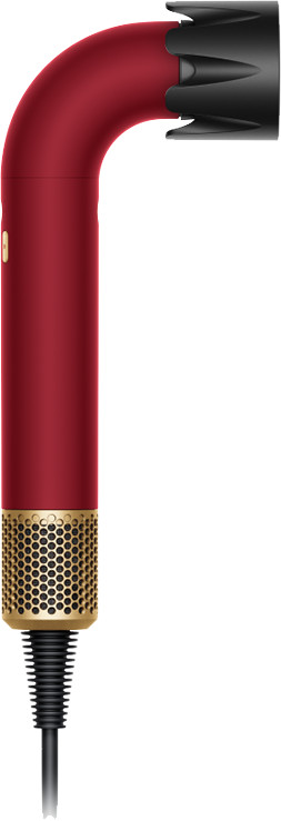 Dyson Supersonic r Curly + Coily Red Velvet côté gauche