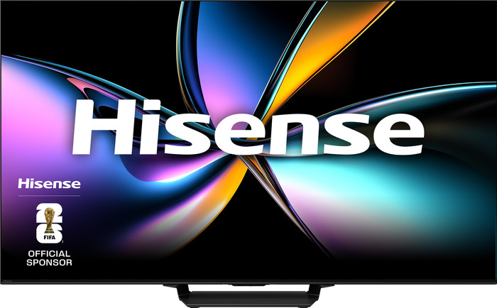 Hisense 85" ULED Mini-led U79Q PRO (2025) + Hisense AX3120Q voorkant
