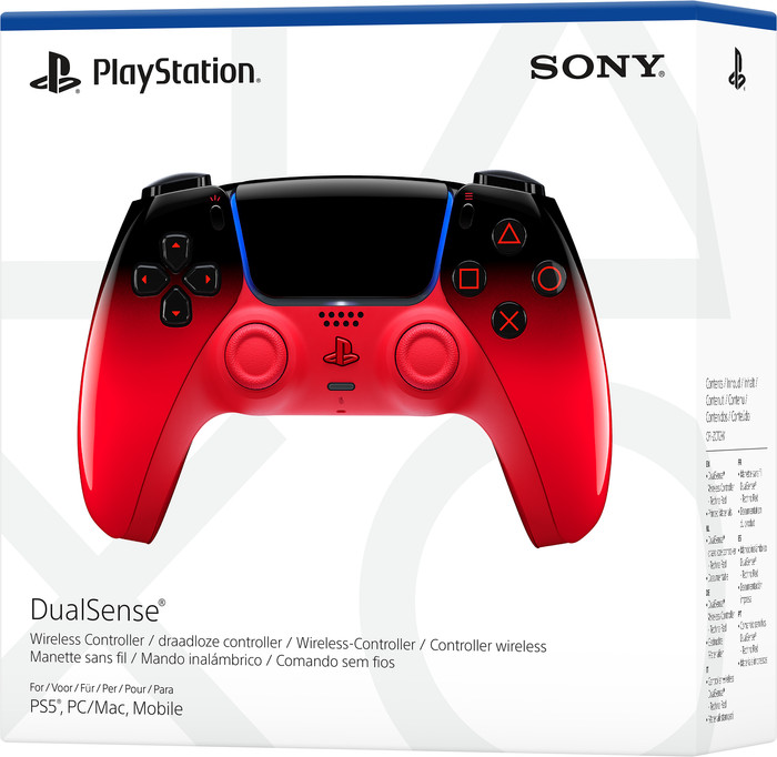 Sony Playstation 5 DualSense Draadloze Controller Techno Red verpakking