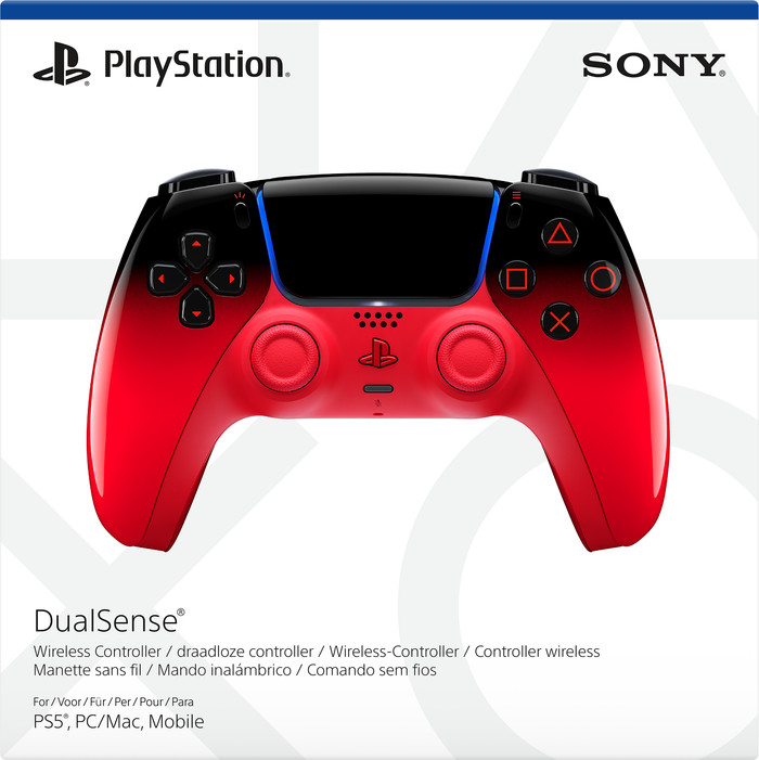 Sony Playstation 5 DualSense Draadloze Controller Techno Red verpakking