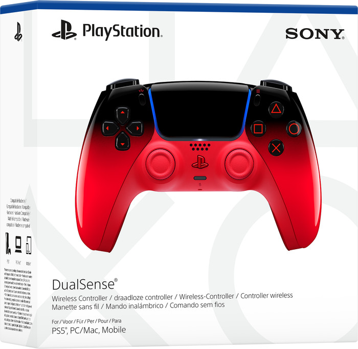 Sony Playstation 5 DualSense Draadloze Controller Techno Red verpakking