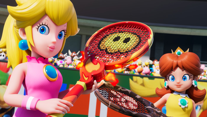 Nintendo Mario Tennis Fever Nintendo Switch 2 product in gebruik