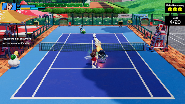 Nintendo Mario Tennis Fever Nintendo Switch 2 product in gebruik