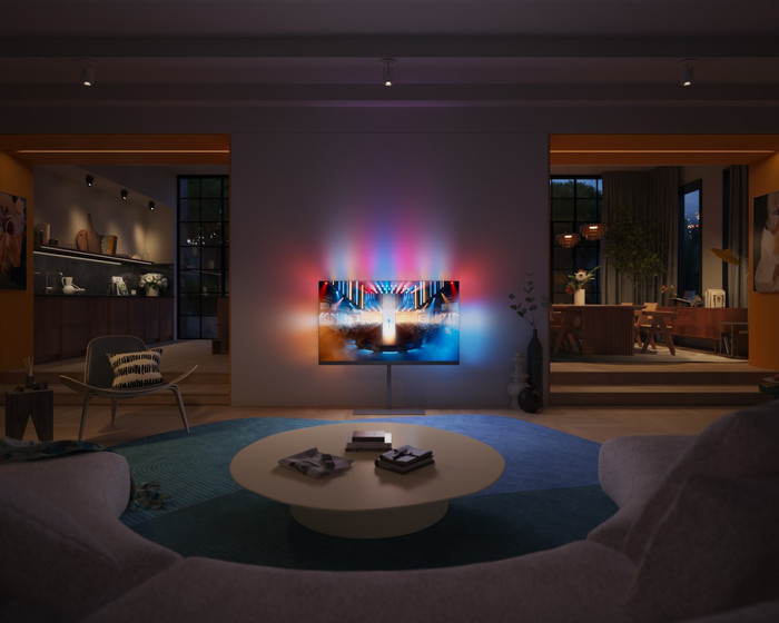 Philips Ambilight 65" OLED959 4K (2024) product in gebruik