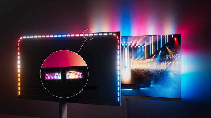 Philips Ambilight 65" OLED959 4K (2024) product in gebruik