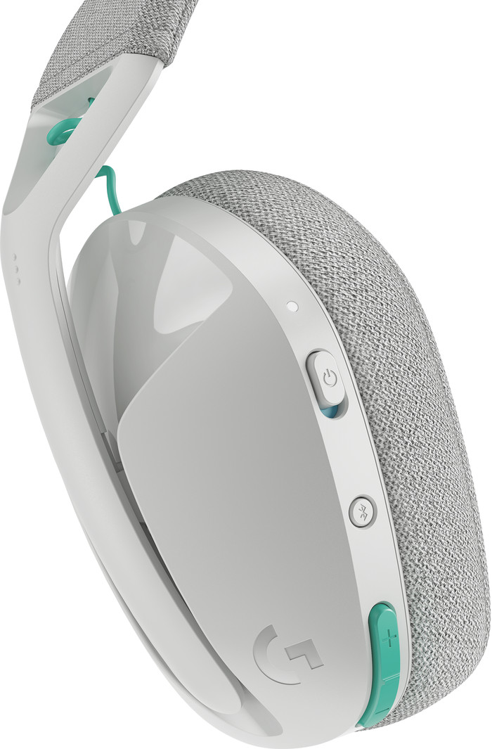 Logitech G321 Lightspeed Draadloze Gaming Headset Wit detail