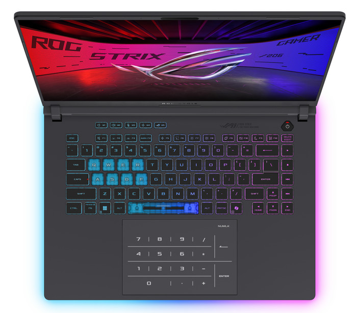 ASUS ROG Strix G16 G615LR-S5072W AZERTY dessus