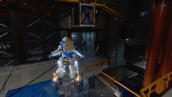 PRAGMATA PS5 product in gebruik