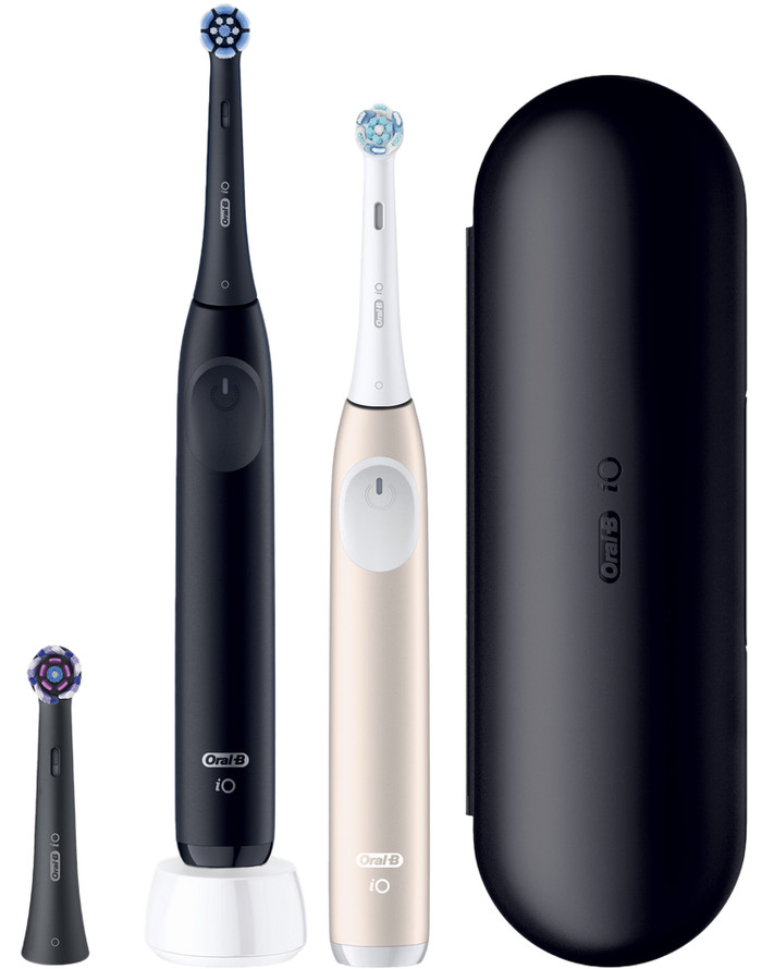 Oral-B iO 2 Holiday Edition Zwart en Roze Duo Pack Main Image