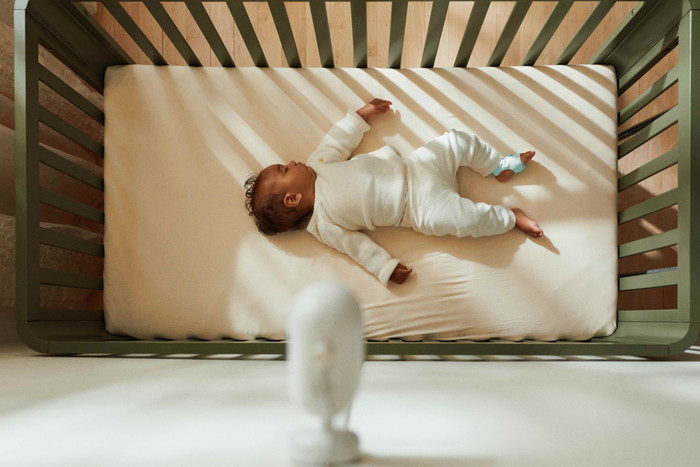 Owlet Dream Duo Mint OW-DSDUO-MI product in gebruik