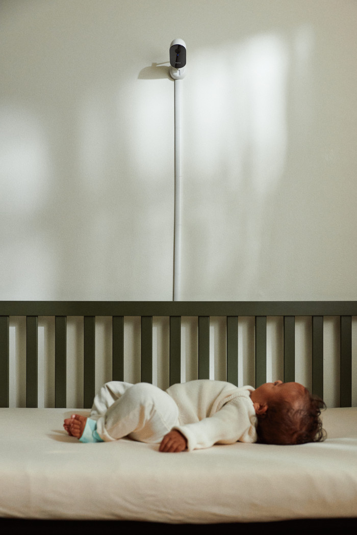 Owlet Dream Duo Bedtime Blue OW-DSDUO-BL product in gebruik