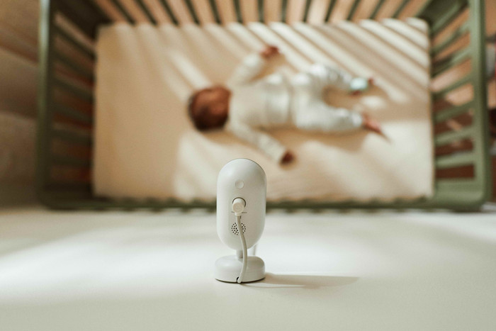 Owlet Dream Duo Bedtime Blue OW-DSDUO-BL product in gebruik