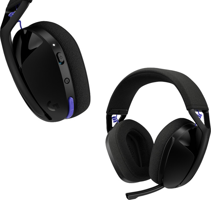 Logitech G321 Lightspeed Draadloze Gaming Headset Zwart detail
