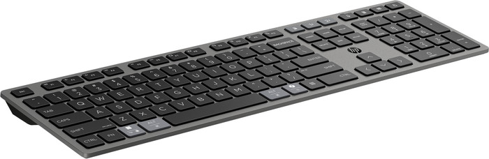 HP 720 Dual-Mode Wireless Keyboard Black AZERTY left side