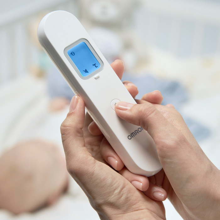 Omron Gentle Temp 730 product in gebruik