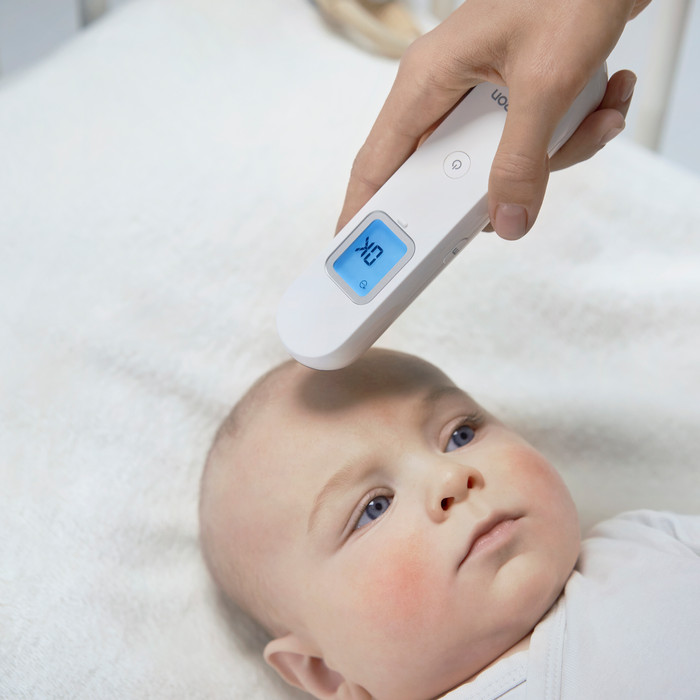 Omron Gentle Temp 730 product in gebruik