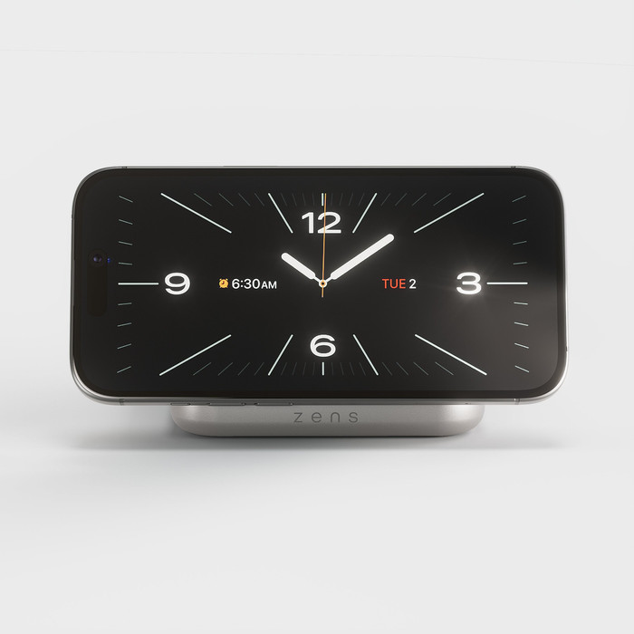 ZENS MagSafe en Qi2 Draadloze Oplader 15W met Standaard Wit Main Image